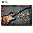 thumbnail image 5 of HELLOYOUNG Vintage Electric Guitar Wall Decor LED Light Matte Surface Hidden Illumination Modern Music Room Accent for Bedroom Living Room Indoor Outdoor Art, 5 of 9