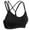 Black, variant on Penkiiy Sports Bras for Women 4PCS Sports Bra-Padded Seamless High Impact Support For Yoga Workout Fitness Black Bras