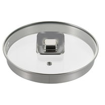 NutriChef 3.1 Quart Saucepan Pot-See-Through Tempered Glass Lids, Works W/ Model: NCCWSTKGRY (Gray)