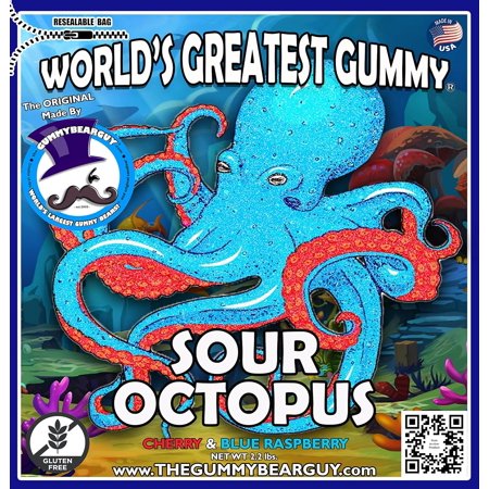 | World's Biggest - Sour Octopus | 2.5 lbs
