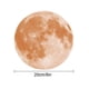 thumbnail image 2 of Luminous Wall Decal 20cm Brown Moon Shape Wall Sticker Glow In The Dark Bedroom Living Room Kids Room 1Pcs, 2 of 3