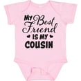thumbnail image 3 of Inktastic My Best Friend is My Cousin with Hearts Boys or Girls Baby Bodysuit, 3 of 5