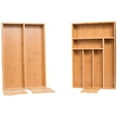 thumbnail image 5 of BirdRock Home 2pc Bamboo Utility Drawer Organizer, 5 of 5