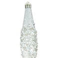 thumbnail image 3 of 6-Count Silver and White Glitter Ombre Finial Shatterproof Christmas Ornaments, 6.1", by Holiday Time, 3 of 5