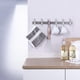 thumbnail image 3 of Perchero de baño de acero inoxidable para montaje en pared con 6 ganchos, acabado cepillado, 3 of 5