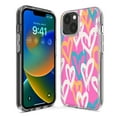 thumbnail image 3 of Mundaze - Case for Apple iPhone 14 Pro Slim Shockproof Hard Shell Soft TPU Heavy Duty Protective Phone Cover - Urban Street Pink Hearts, 3 of 5