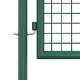 thumbnail image 3 of vidaXL Wire Mesh Fence Gate, Steel, Easy In-Ground Installation, Lockable, 3.28ft W x 6.56ft H Green, 3 of 4