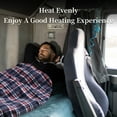 thumbnail image 2 of AmazingForLess Heated Car Blanket, 12V Electric, Navy Plaid, 43" x 59", 2 of 8