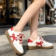 thumbnail image 6 of BERANMEY Sneakers for Women 2026 Breathable Womens Shoes Casuals Shoes with Bow-Knot Womens Sneakers Lightweight Walking Shoes Non-Slip Lace Up, 6 of 8