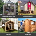 thumbnail image 5 of Soplador de aire de escape solar de 12 V, ventilador de ventilación de alta velocidad, diseño antimosquitos, ventilador extractor para cocina, baño, gallinero o gallinero, 5 of 5