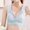 Light Blue, variant on Patlollav Womens Plus Size Bras Seamless Lace Sports Bra Push Up Wireless Bra Ladies Underwear