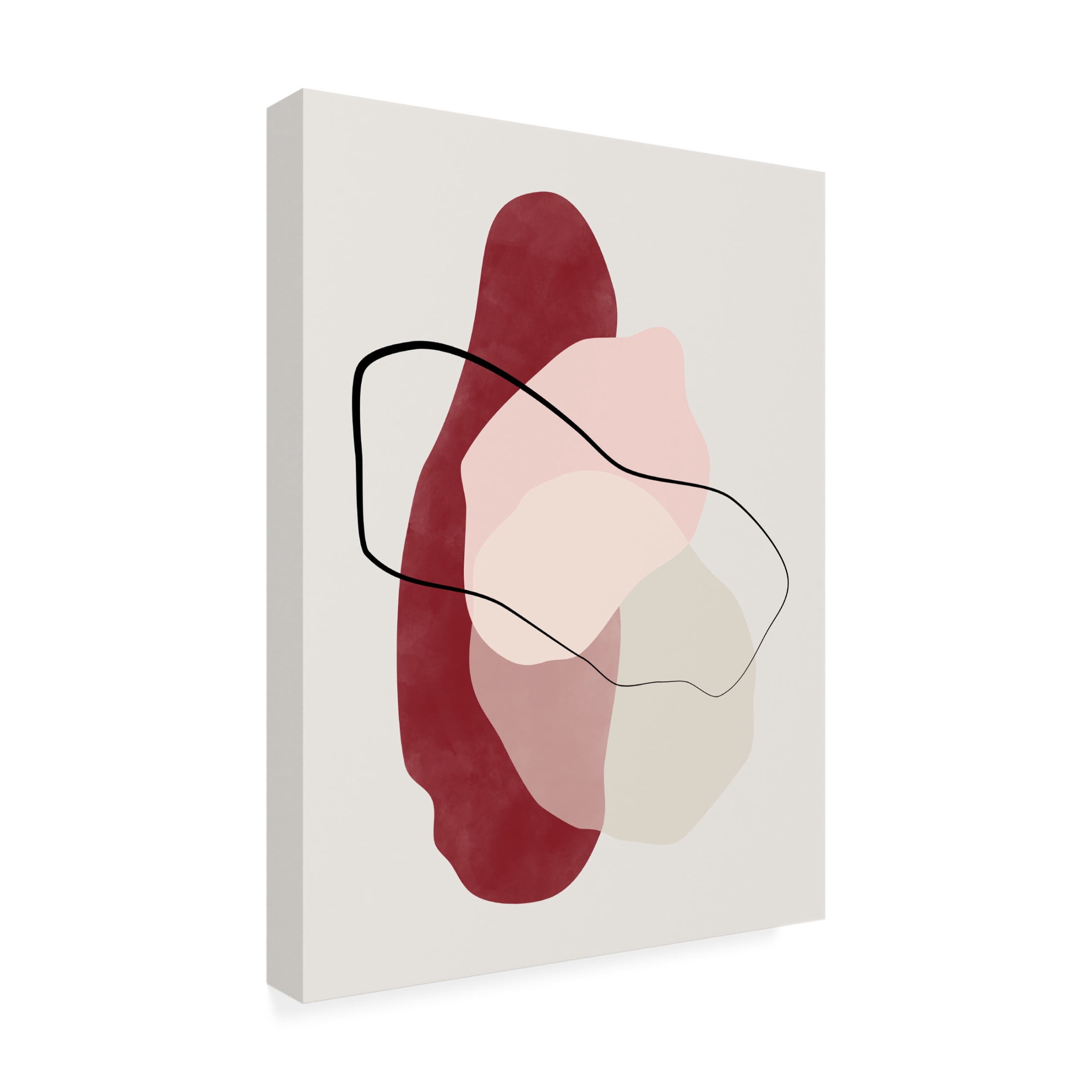 Trademark Fine Art Elena Ristova  red12 Canvas Wall Art