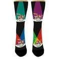thumbnail image 4 of ThisWear Music Accessories Drummer Music Socks Music Lover Gifts for Drummers 1-Pair Novelty Crew Socks, 4 of 5