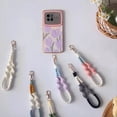 thumbnail image 5 of 6 Piezas Correa de Muñeca para Teléfono de Macramé Bohemio, Cordón para Teléfono Celular con Lengüeta de Sujeción, Dije para Pulsera con , Cadena para Teléfono Antipérdida, 5 of 5
