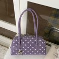 thumbnail image 5 of Rvusndi Polka Dot Bowler Bag,Slouchy Tote Bags Polka Dot PU Bowler Bag for Women Fashion Hobo Bags Large Shoulder Bag Handbag for Travel Work, 5 of 8