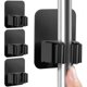 thumbnail image 1 of Broom Holder Mop Holder, Wall Mounted Self Adhesive Mop Clip Anti-Slip Wall Mounted Hook, 1 of 5