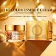 thumbnail image 3 of Gold Peptide Three Color Collagen Face Cream, Wrinkle Smoothing Anti Aging Balm, Firming Lifting Moisturizer for Sagging Complexion, Jar for Night Repair, 3 of 7