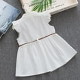 thumbnail image 2 of Xinhuaya Baby Kids Girls Embroidery Floral Dress Toddler Baby Summer Sleeveless Ruffle Dress, 2 of 7