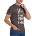 thumbnail image 5 of Eat Sleep Forex Repeat Men'S Basic Short Sleeve T-Shirt Coffee 6x-Large, 5 of 5