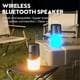 thumbnail image 1 of Outdoor Subwoofer Bluetooth Speaker IPX5 Waterproof TWS Camping Speaker Desktop Sound Box with RGB Colorful Light, 1 of 5
