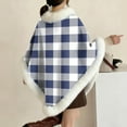 thumbnail image 4 of Miqool Wearable Blanket for Women Cozy Plush Fleece Blanket Poncho Cape with Hood Soft Shawl Wrap Throw for Office, 4 of 6