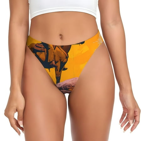 Sigee Cliff Western Cowboy for Women s G-String Panty  Low Rise  Soft Lace Perfect for Everyday Wear or Special Occasions-XX-Large