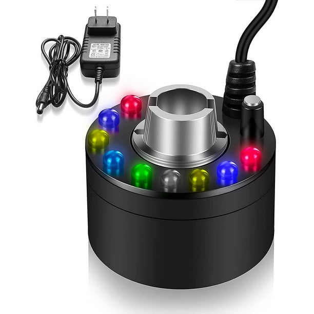 Mist Maker Mini Fog Maker With Led,ultrasonic Water Pond Fountain