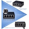 thumbnail image 2 of Conmutador Ethernet Atroodac Mini de 5 puertos Gigabit 10/100/1000 Mbps, 2 of 7