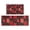 Pioneer Flower Floral-2, variant on Pioneer Flower Floral Print Pattern Kitchen Rugs Sets Of 2, Anti Fatigue Non Slip Washable Floor Mats for Kitchen Sink Laundry, 17X30 Inch   17X47 Inch