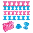 thumbnail image 2 of Ensemble de Boucleurs en Silicone, Petits Rouleaux à Cheveux en Silicone, 2 of 9