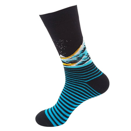

fvwitlyh Mens Socks Calf Length Women Fun Socks Novelty Colorful Funky Fancy Funny Casual Socks for Thigh High Socks plus Size