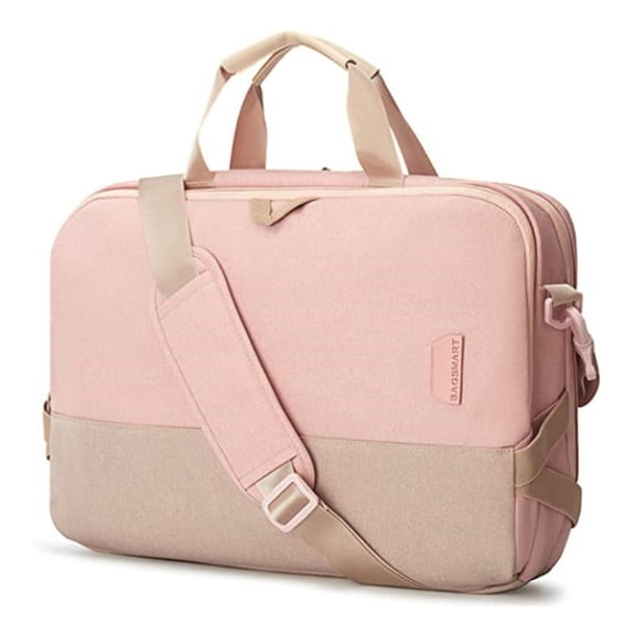 Laptop Bags for Women, 15.6 Inch Laptop Bags, Waterproof Crossbody Bags, Business Office Travel Laptop Briefcases pink