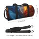 thumbnail image 2 of Easygdp Red And Blue Fire Dragon E Bolsa de Viaje, Bolsa de Mano, Bolsa de Gimnasio, Bolsa de Equipaje para Viaje, 2 of 6