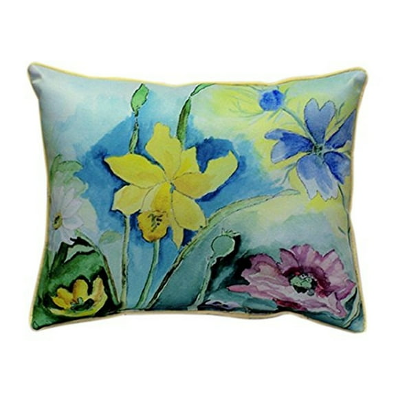 Betsy Drake ZP194 Betsys Florals Throw Pillow- 20 x 24 in.