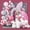 Pink-1490, variant on Brown Balloon Arch Kit Garland 142pcs Different Sizes of 18 12 10 5 Inch Dark Brown White Sand Beige Neutral Boho Fall Gold Confetti Balloons for Baby Shower Birthday Safari Party Decorations