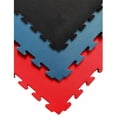 thumbnail image 1 of Tatami Puzzle 1000x1000x40 mm Esterilla Reversible Antideslizante Suelo para gimnasios y Judo Con Bordes - color :Rojo y Azul - Rojo y Azul, 1 of 5