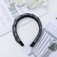 thumbnail image 5 of 1pc Suede Braid Headband for Women Girls Adults Gray Hair Accessory Fashion Band, 5 of 6