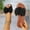 Black, variant on Women's Textured Bow Flat Sandals Padded Footbed Slide Slippers for Summer Vacation Outfits White 6