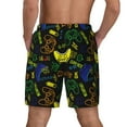 thumbnail image 3 of Sigee Game Play Print Mens Swim Trunks with Compression Liner Quick Dry Swim Stretch Beach Shorts with Pockets,S-3XL, 3 of 7