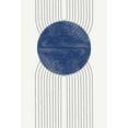 thumbnail image 2 of The Miuus Studio 23x32 White Modern Wood Framed Museum Art Print Titled - Blue Moon No1., 2 of 4