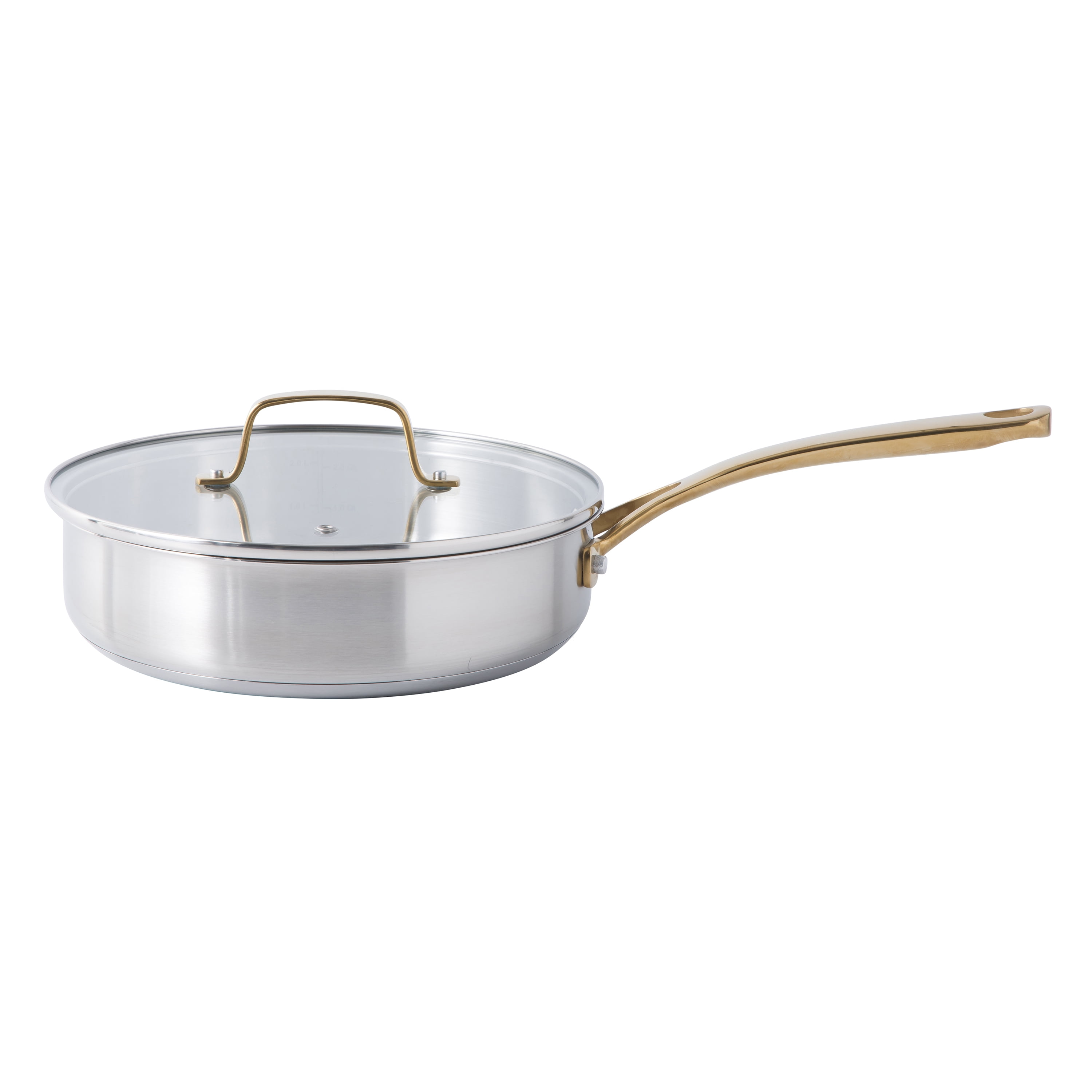 Martha Stewart Everyday Midvale 10-Piece Stainless Steel Cookware Set, Cooking Pots and Pans Set