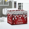 thumbnail image 5 of HELLHERO Sewing Machine Cover Merry Christmas Red Storage Pocket Lightweight Home Accessories, 5 of 8