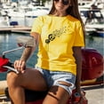 thumbnail image 3 of XCHQRTI Dandelion Shirts for Women Graphic Tshirts Short Sleeve Summer Tunic Tees, 3 of 6