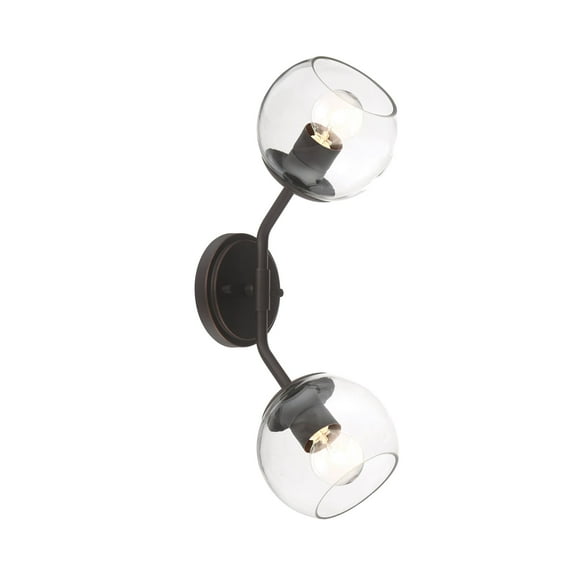 Designers Fountain Meridian Satin Bronze 2 Lgiht Wall Sconce, 91202-SB