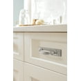 thumbnail image 2 of Amerock Maymont 3 inch (76mm) Center-to-Center Rectangle Satin Nickel Cabinet Pull Backplate, 2 of 7