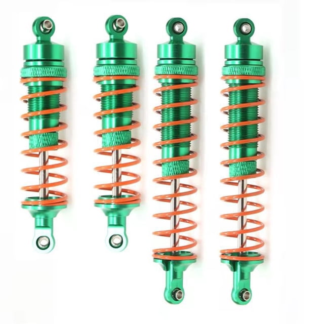 RC Car Shock Absorber Kit de actualización Reparación Accesorio Controlado Controlado Crawler Modificación Pieza Modificante Para Modificación Verde 4 Piezas Eigraketly FN001675-06