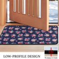thumbnail image 3 of Pioneer Flower Floral Print Pattern Non Slip Washable Indoor Door Mat, Decorative Entry Rug for Entrance Bedroom Kitchen Bathroom, 30"x17", 3 of 6