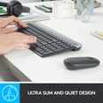 thumbnail image 2 of Restored Logitech MK470 Slim Wireless Combo Graphite Mouse And Keyboard (Refurbished), 2 of 3