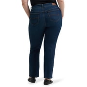 Lee Women's Plus Midrise Relaxed Fit Straight Leg Jean, Sizes 16-26