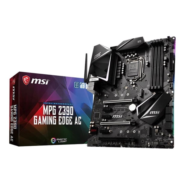 MSI MPG Z390 GAMING EDGE AC ATX Motherboard, (New) 1 Count